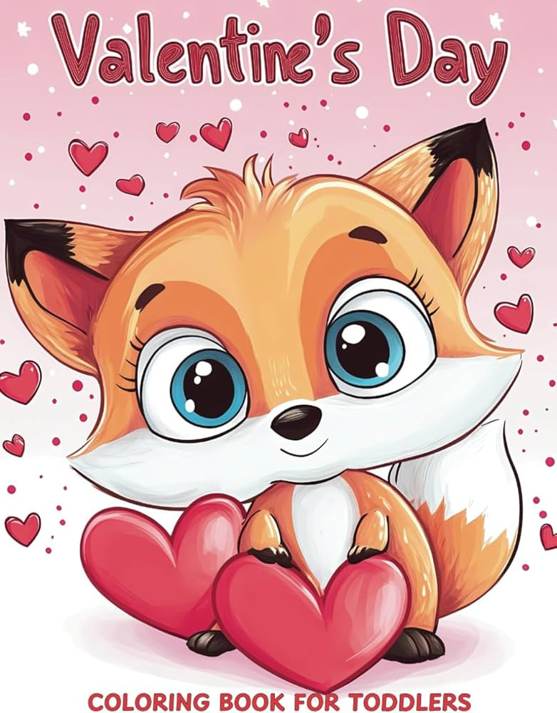 Valentine's Day Coloring Book for Toddlers: Big, Simple and Cute Designs for Kids. Bold & Easy Co... | Amazon (CA)