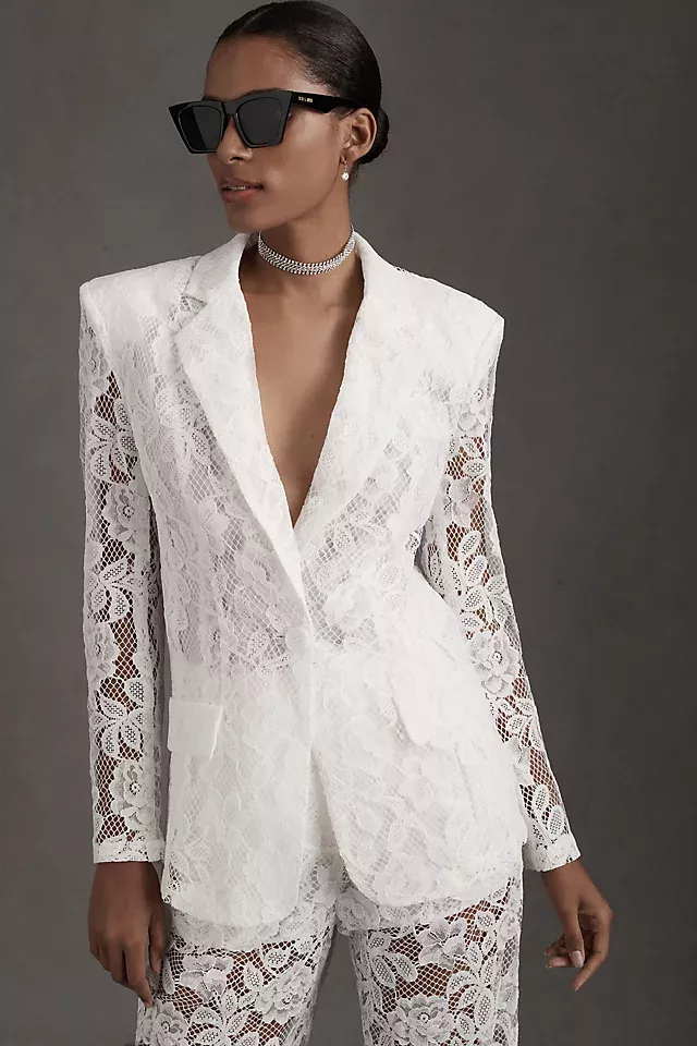 Ronny Kobo Kirsten Lace Blazer curated on LTK