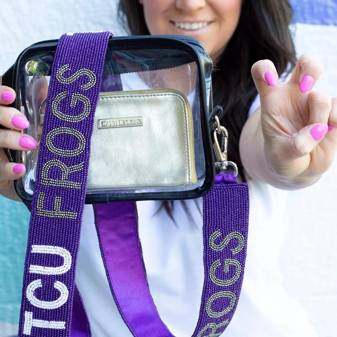 Gameday Beaded Straps, Gameday Straps, Stadium Straps, College Purse Straps, Licensed , Stadium B... | Etsy (US)