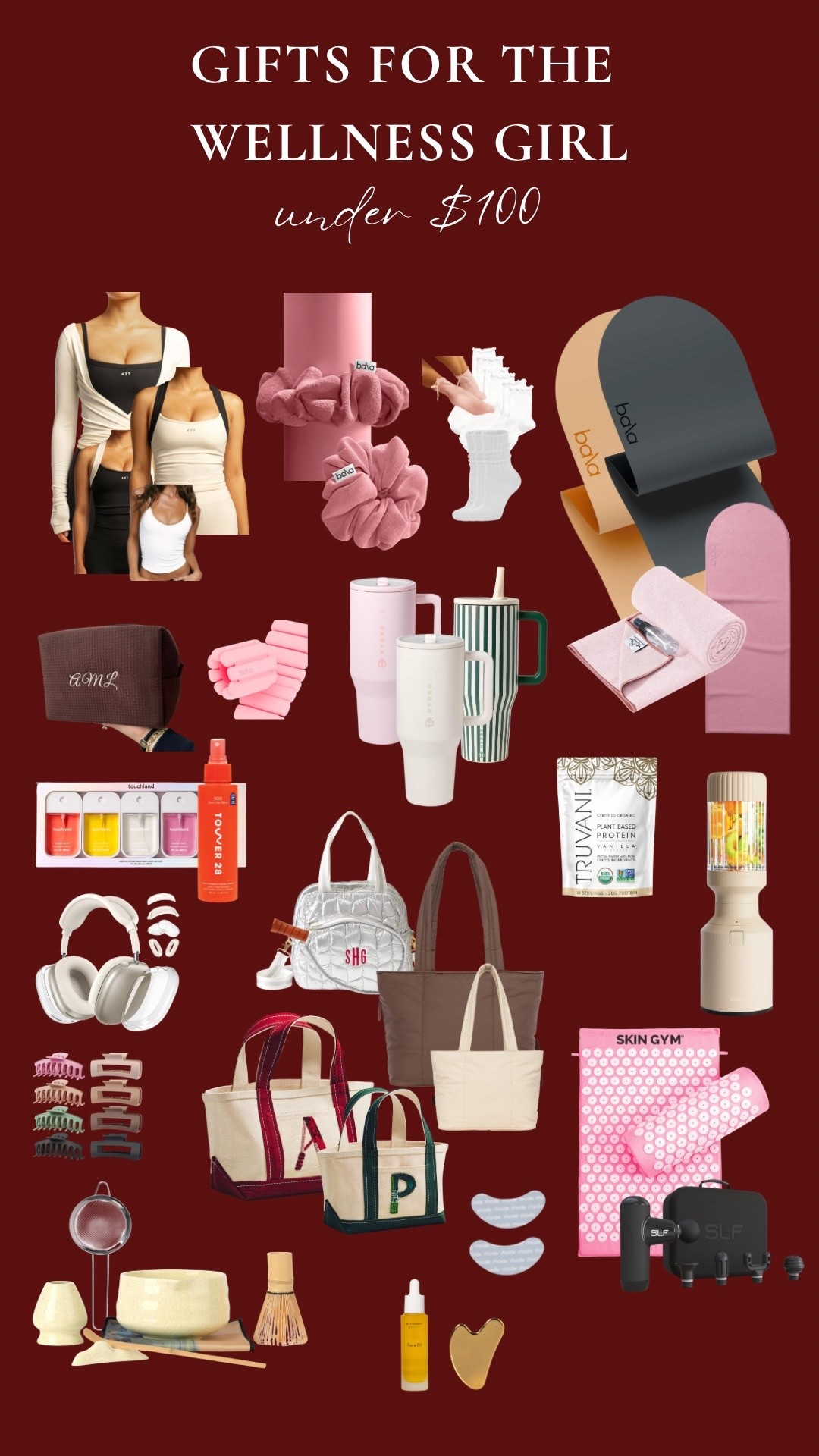 GIFT GUIDE 2025 // gifts for her under $100! Perfect gift ideas for the wellness girl, bestie, sister, friend etc#LTKCyberWeek

#LTKGiftGuide #LTKHoliday