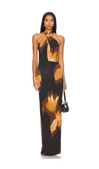 Genie Dress in Noir Blur | Revolve Clothing (Global)