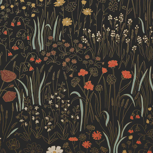 Alpine Garden Wallpaper - Multi | Schoolhouse