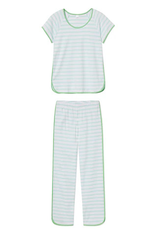 Pima Short-Long Set in Harbor | Lake Pajamas