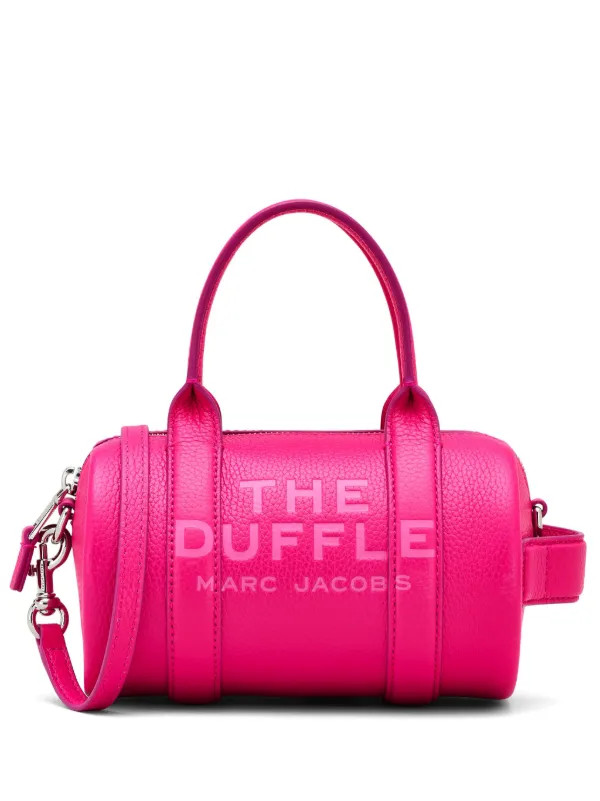Marc Jacobs The Leather Mini Duffle Bag | Pink | FARFETCH ID | Farfetch Global