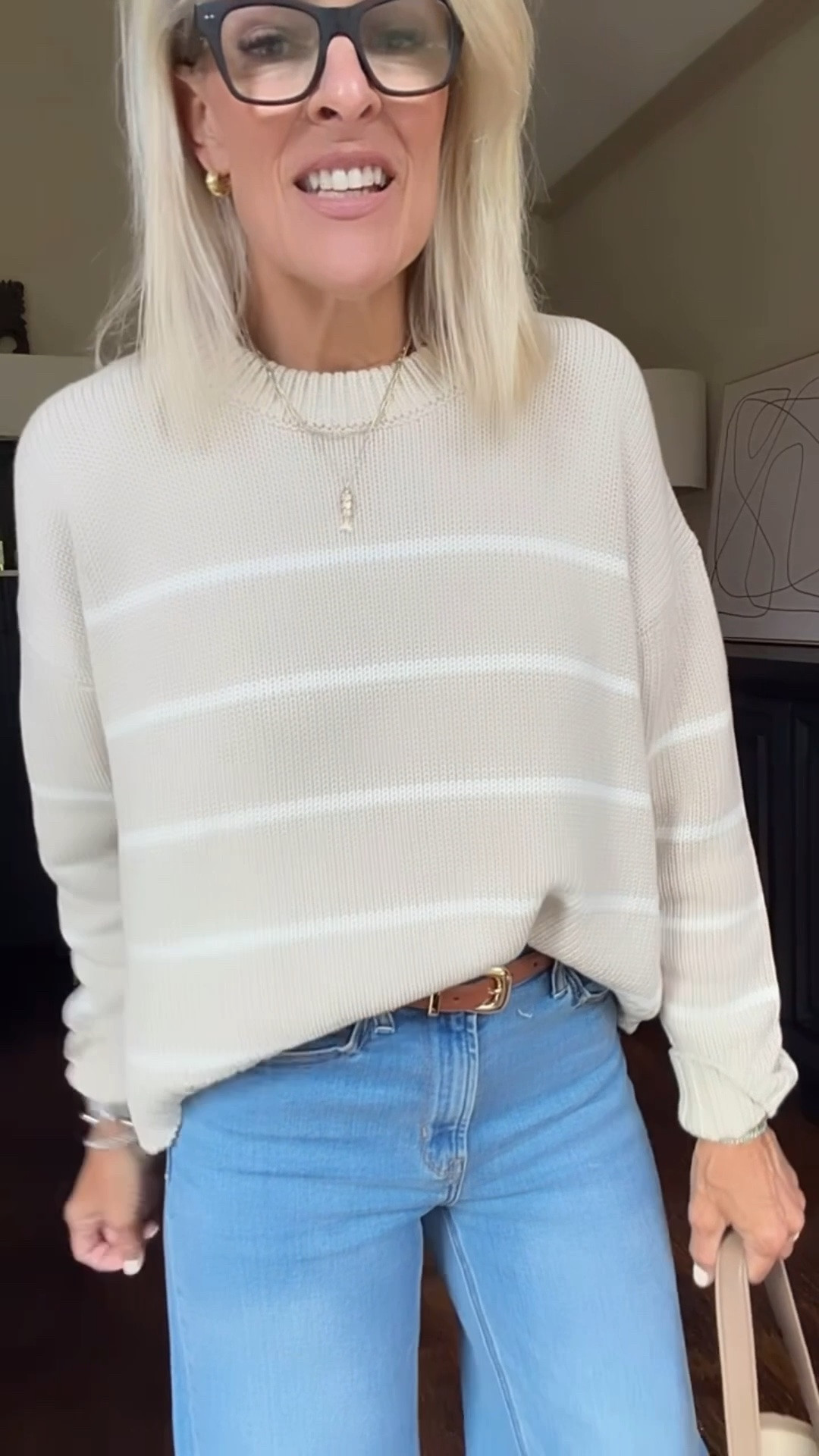 As always, the quality and the pricepoint are fantastic! 

Love this sweater in this new colorway 
And the denim come in 4 length options! 

Sweater - medium
Jeans - tts and 30” inseam. I’m 5’6”

@Quince #quincepartner

#LTKgrwm #LTKdayinmylife #LTKOver40