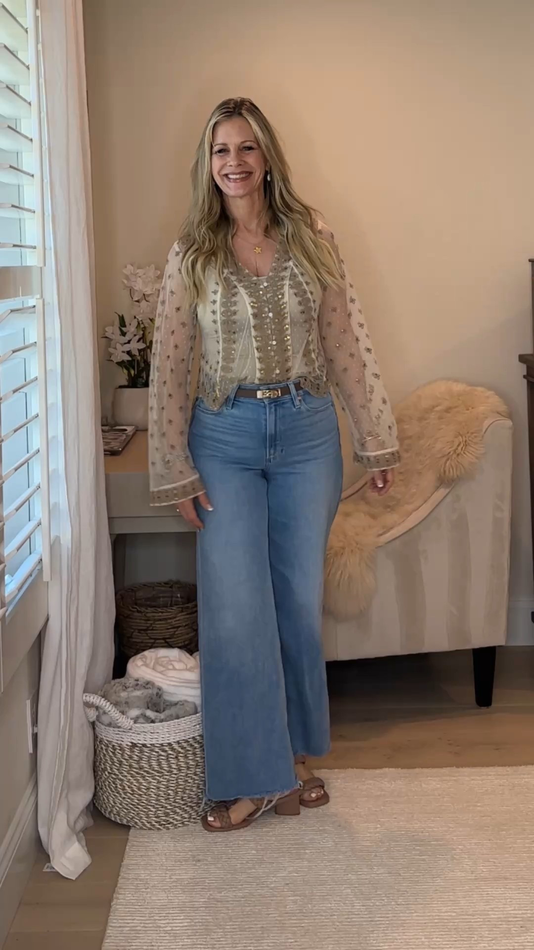 OOTD – Theme day at work! Wearing one of my favorite embroidered tops with wide leg jeans for a fun, casual look. I added a denim vest from Target for that extra layer of style 😊 This outfit is a great mix of texture, comfort, and personality—perfect for a creative day on the job!

Red Carpet of Life, LTK over 50, denim on denim, summer outfit, sandals, Free People, Anthropologie, Target, Amazon, mix high and low

#LTKWorkwear #LTKStyleTip #LTKSummerEdit