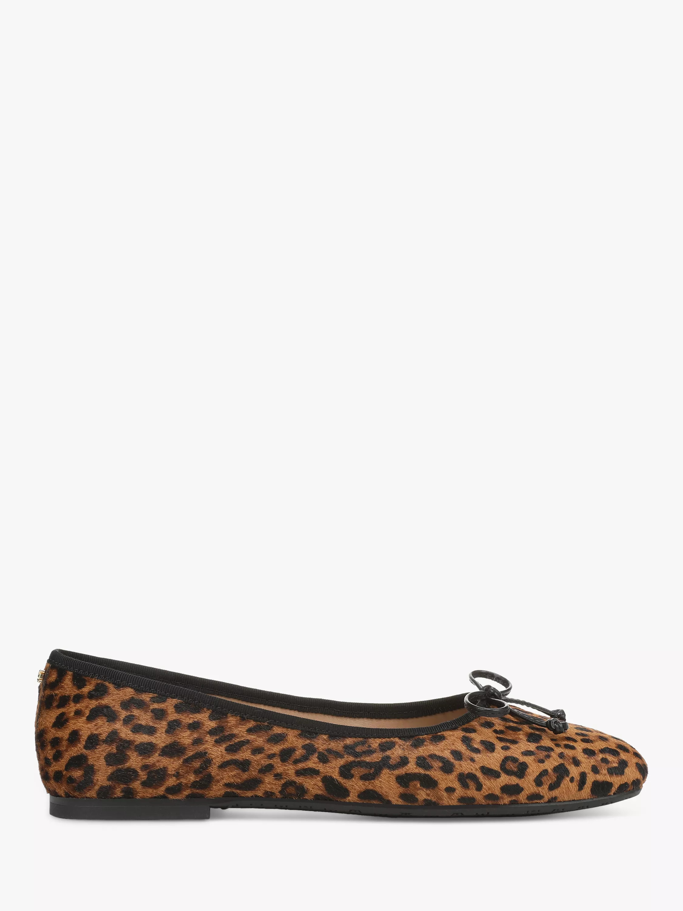 Alie Animal Print Leather Ballerina Pumps, Brown/Multi | John Lewis (UK)