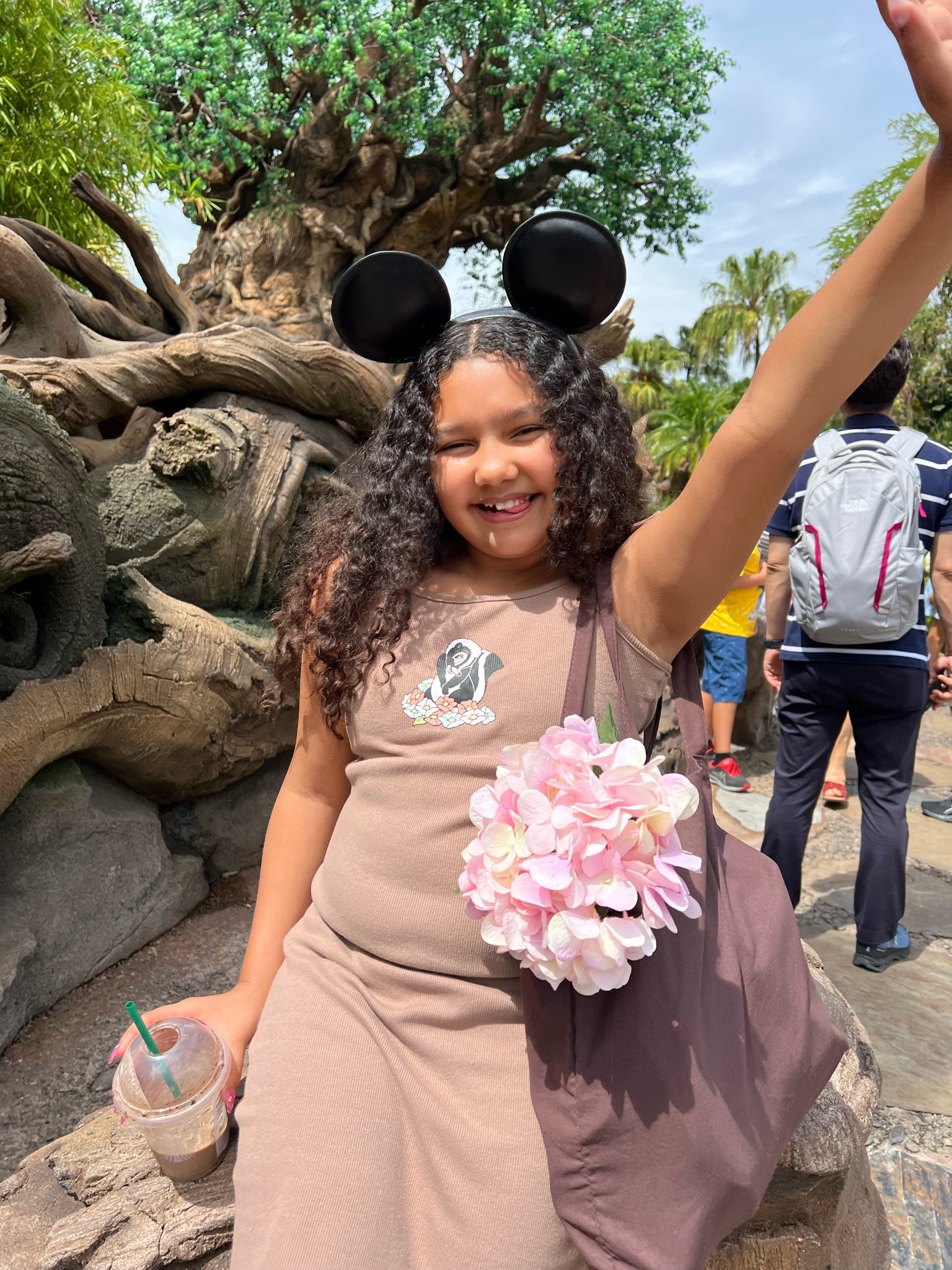 Earth Day with a Bambi Disney bound 
Brown strap dress with comfy neutral sneakers and simple Mickey ears 

#LTKSeasonal #LTKkids #LTKfamily