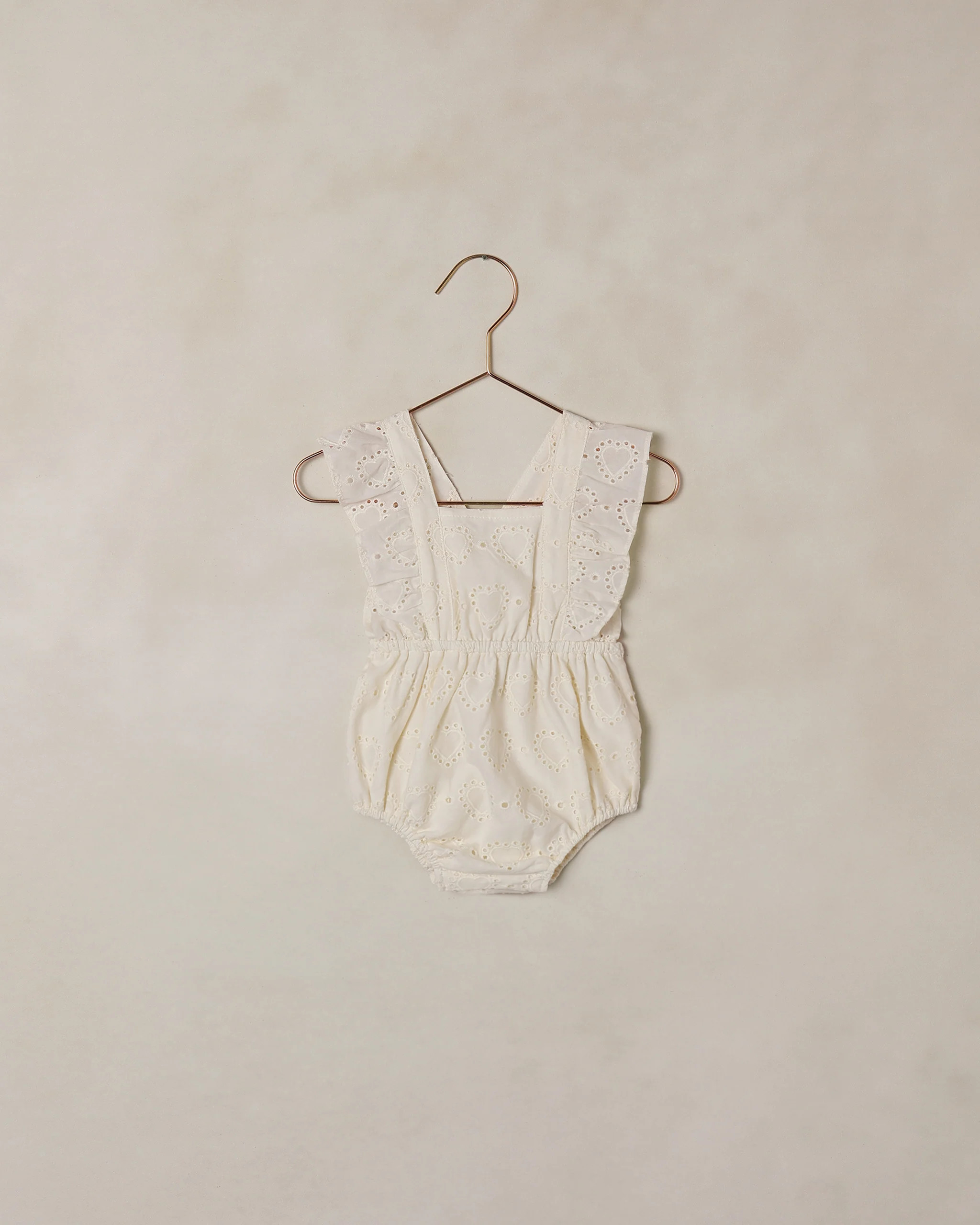 Lucy Romper Ivory | Rylee + Cru