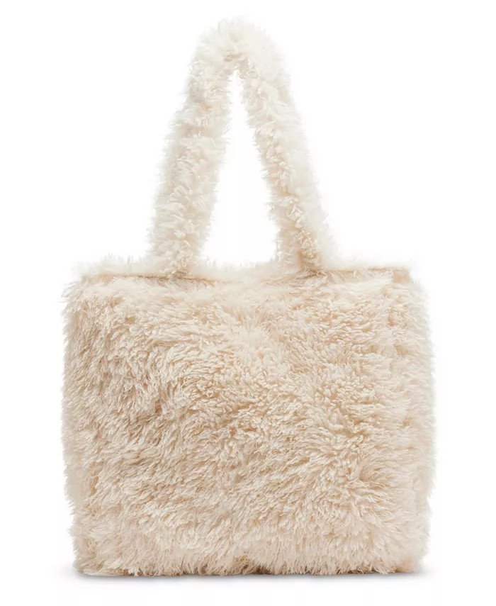 Madden Girl Sofia Faux Fur Tote - Macy's | Macy's