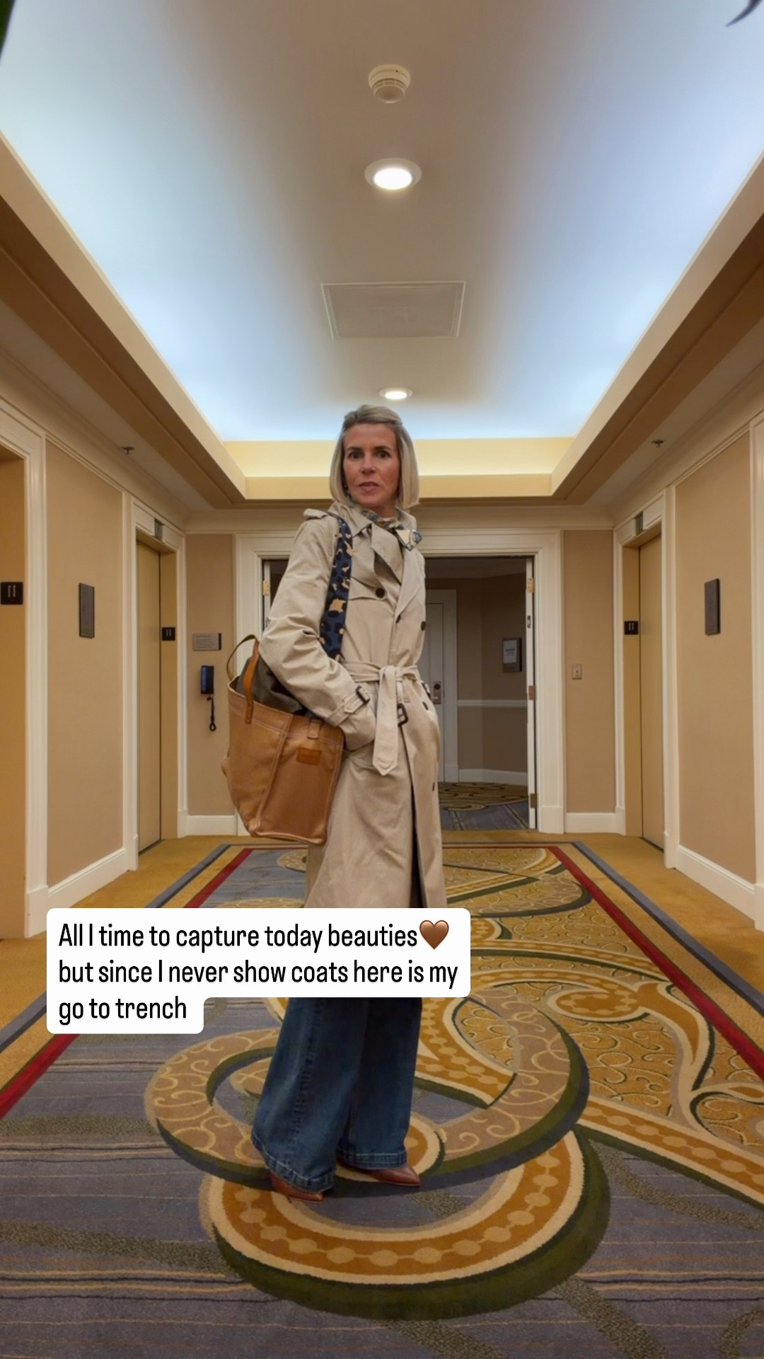 Quick elevator look but I always travel with this trench it is my favorite. Wearing an XS

#LTKootd #LTKgrwm #LTKWorkwear