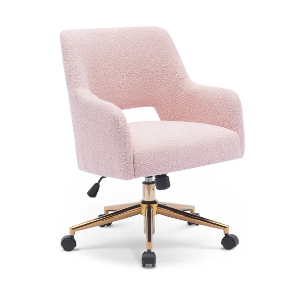 Boucle Task Rolling Office Chair | Wayfair North America