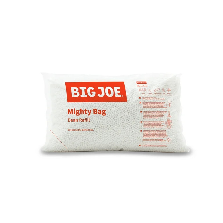 Big Joe Bean Bag Refill, 100L of White Polystyrene Beans - Walmart.com | Walmart (US)