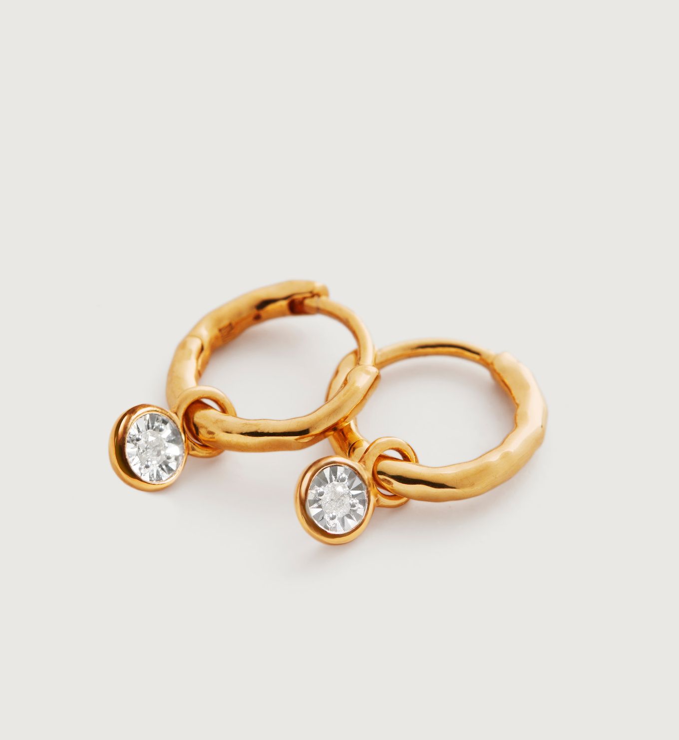 Siren Muse Diamond Essential Mini Huggie Earrings | Monica Vinader (Global)