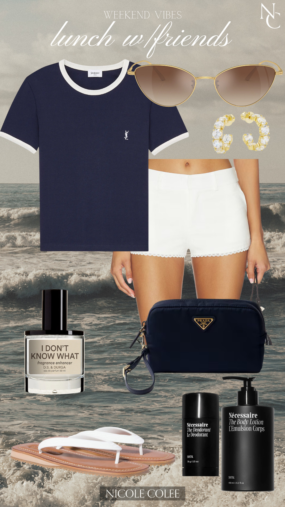 Today's lunch look is proof that simple doesn't have to be boring. 🤍

A classic navy tee, crisp white shorts, my favorite gold accessories, and a few luxury touches that pull everything together. It's polished without trying too hard... exactly how I like my weekend style.

And yes... I never leave home without a great fragrance and my favorite body lotion. Those little details make all the difference.

Everything I'm wearing (plus the accessories and beauty favorites) is linked in my LTK. ✨

#WeekendStyle #CoastalChic #SummerStyle #LuxuryStyle #ClassicStyle 

 #LTKdayinmylife #LTKgrwm #LTKootd