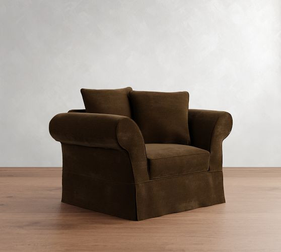 Charleston Slipcovered Chair and a Half | Pottery Barn (US)