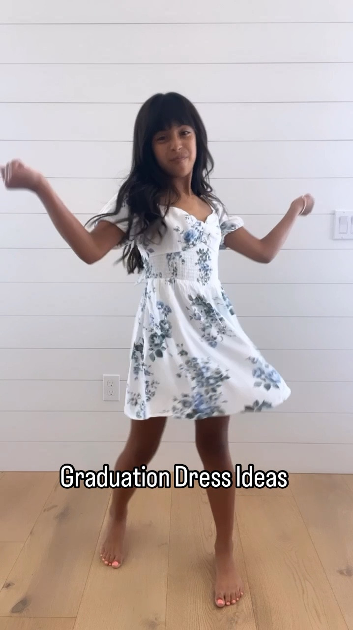 Cutest dresses for graduation! 👩‍🎓 
All dresses come in size xxs-xxl. Harper is wearing xxs petite in all styles. 

#LTKFamily #LTKStyleTip #LTKKids