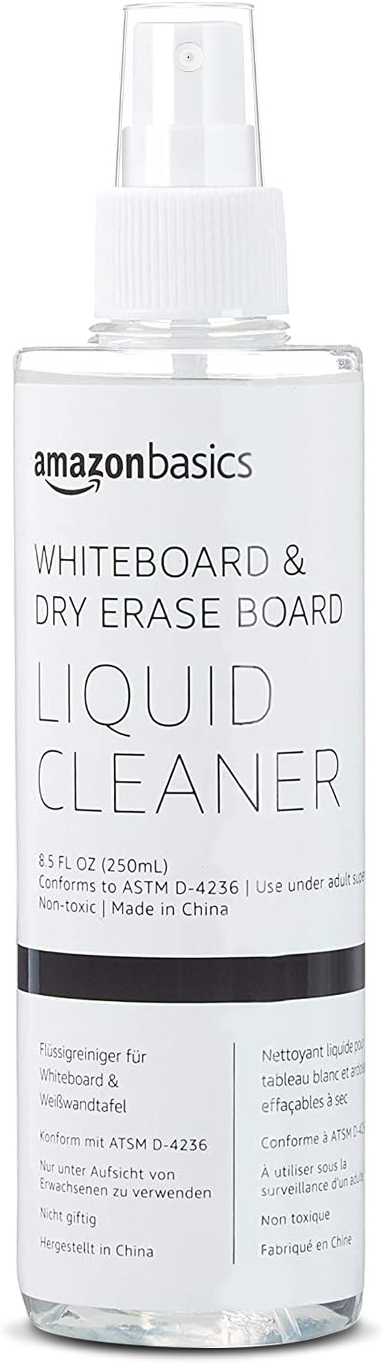 Amazon Basics Dry Erase Liquid Cleaner for Whiteboards - 8.5-Ounce, 1-Pack | Amazon (US)