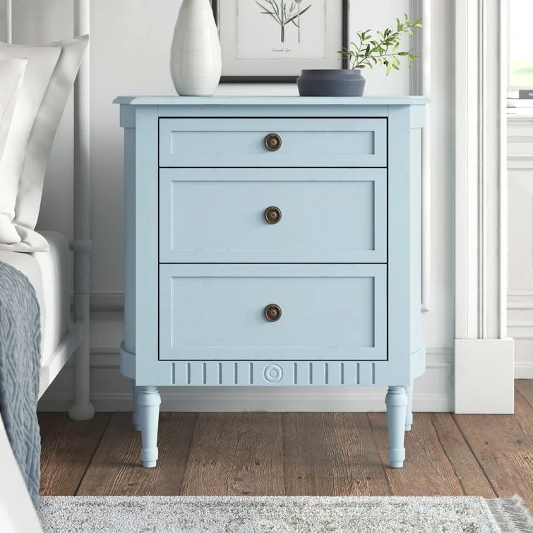 Floria 29.5'' Tall 3 - Drawer Solid Wood Bachelor's Chest | Wayfair North America