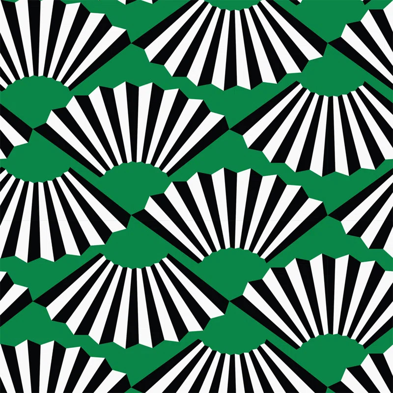 Shanghai Geometric Shapes Roll | Wayfair North America