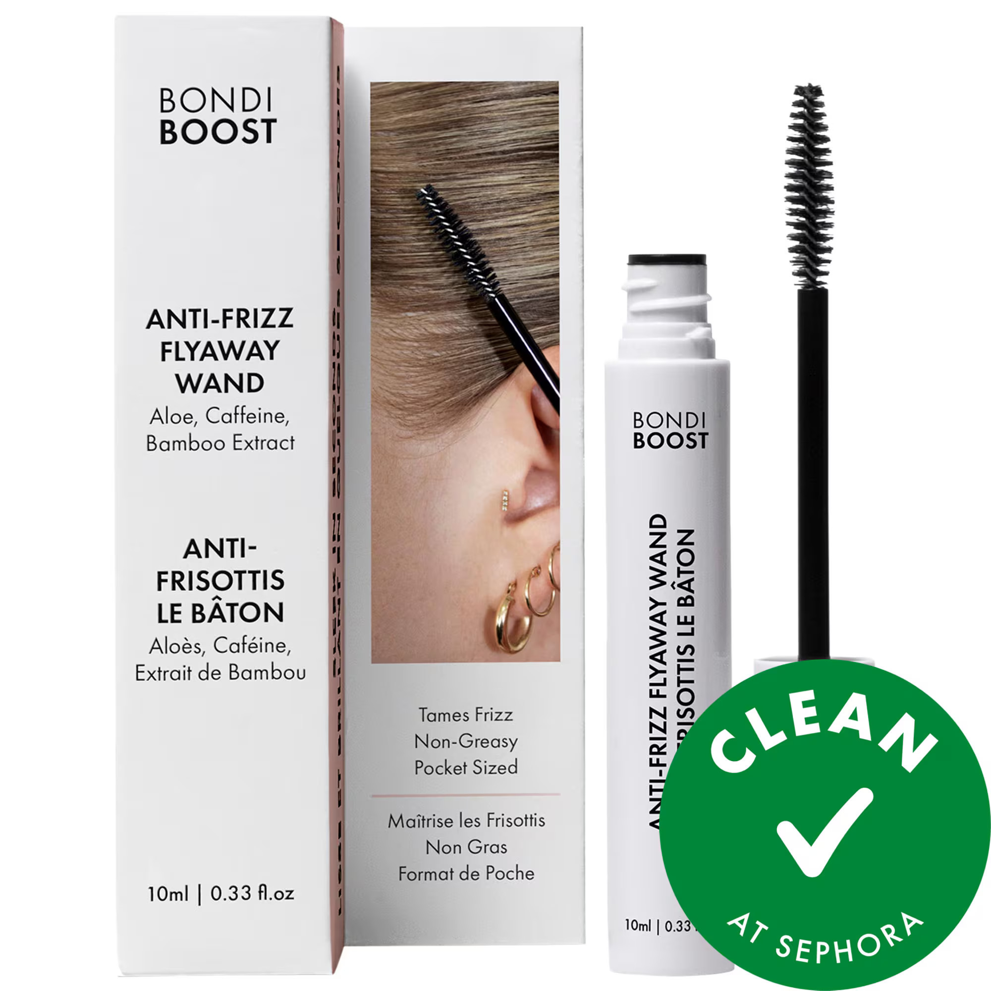 BondiBoost Anti-Frizz Fly Away Wand Hair Serum with Aloe Vera and Caffeine 10 mL | Sephora (US)