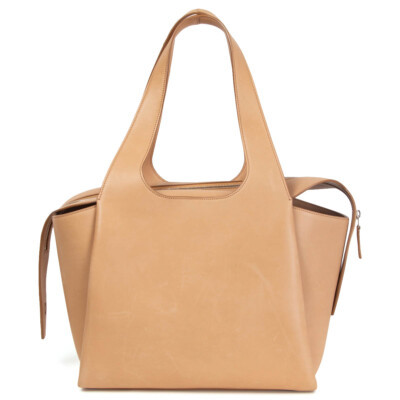 65865 auth THE ROW natural leather LARGE TR1 Shoulder Bag Light Cuir  | eBay | eBay US