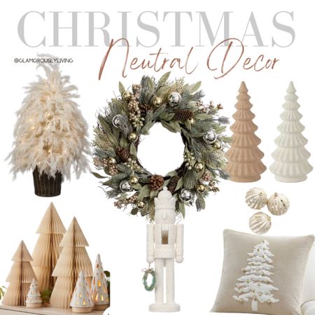 Neutral Christmas decor, love the combination of creams and whites together!

Christmas decor, white Christmas decor, tan Christmas decor, neutral holiday decor

#LTKHoliday #LTKhome #LTKsalealert