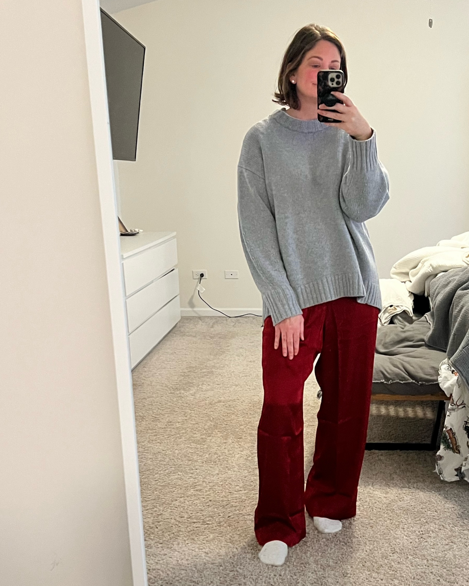 Cozy winter outfit, these pants are an extra 50% off sale right now with code SHOPSALE. Sweater is almost sold out so linked an alternative option. 

#LTKSaleAlert #LTKFindsUnder100 #LTKFindsUnder50
