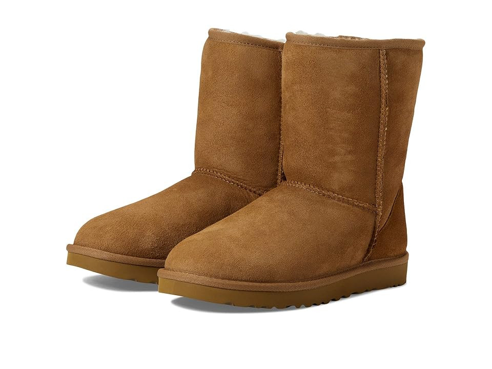 UGG Classic Short II Women's Boots Chestnut : 9 B - Medium, Suede | Zappos