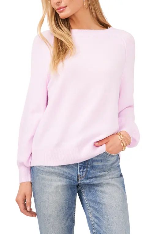 Vince Camuto Raglan Sleeve Sweater in Purple at Nordstrom, Size Small | Nordstrom