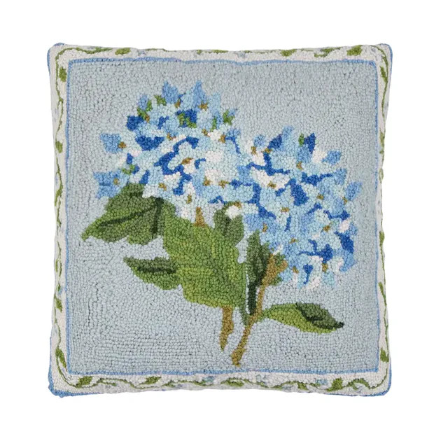 Hydrangea Hook Pillow | Cailini Coastal