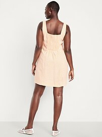 Linen-Blend Mini Dress | Old Navy (US)