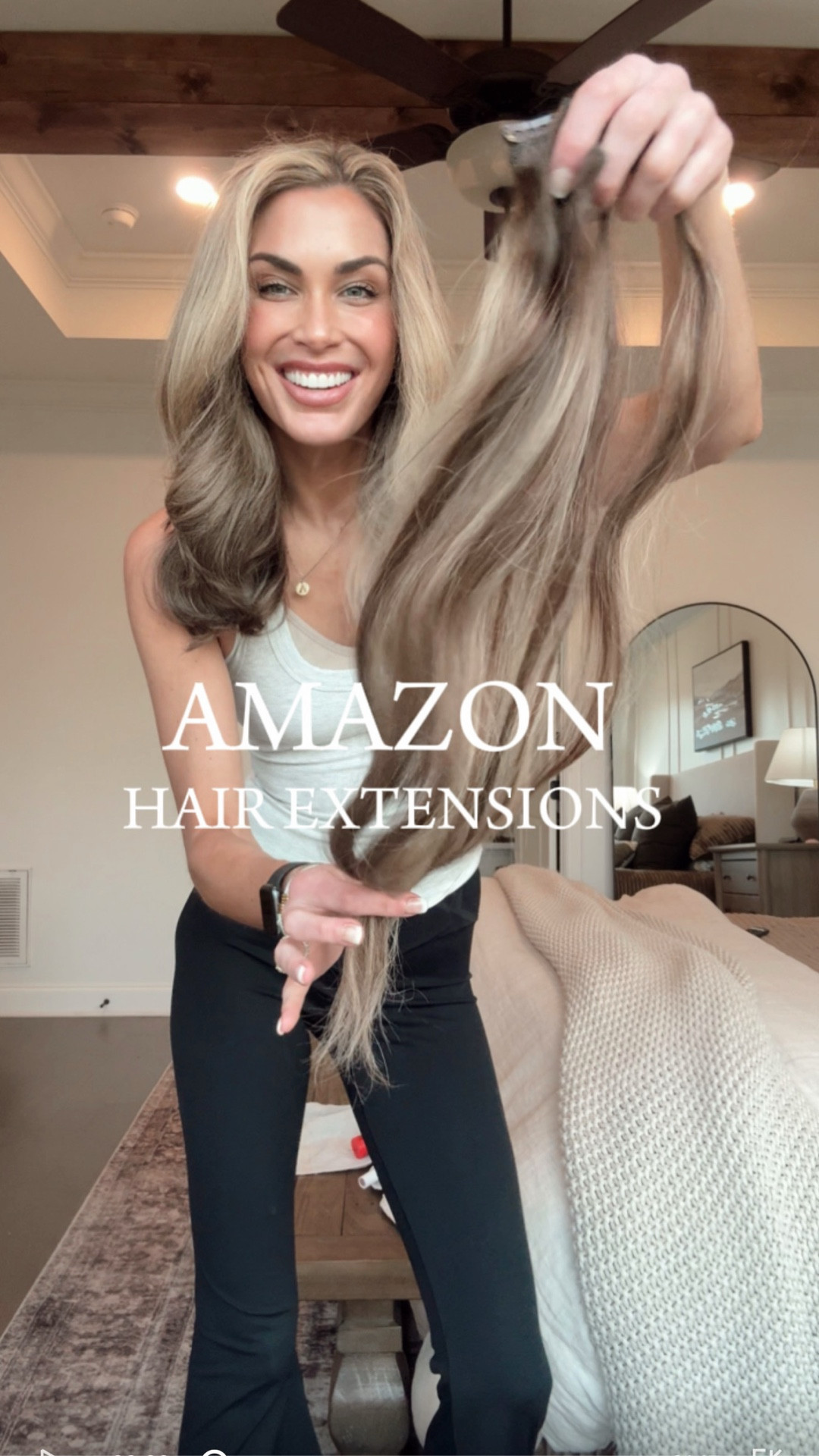 Top 3 Amazon products of the week- 


1. Ive had A-list hair stylists just about faint when I pull out these hair extensions and say they’re from Amazon. My color is “Balayage Chocolate Brown to Honey Blonde”.
2. The yoga pants heard around the world, yall love these things. They come in different inseams, I’m wearing size small and inseam 34. 
3. This lip stain is one of those things I will never go a day without. Ever

•
•
Amazon home decor, Amazon beauty finds, lip stain, clip in hair extensions, lulu lemon dupe yoga pants leggings 


#LTKBeauty #LTKTall #LTKHome