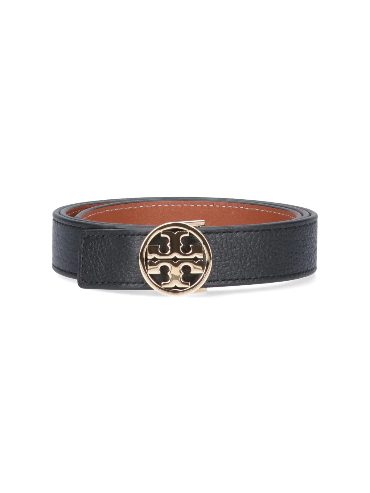 Tory Burch Logo Buckle Belt — Black - XL | Italist Inc.