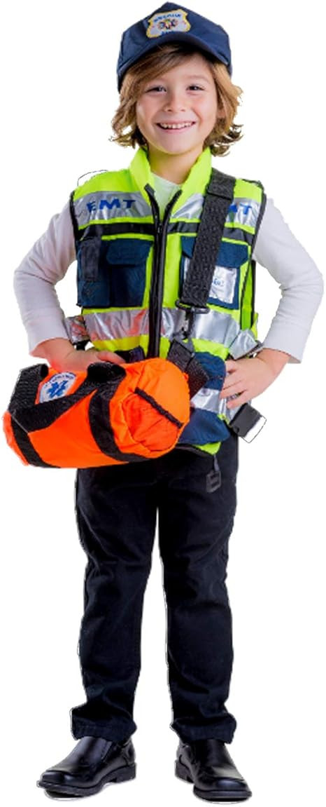 Dress Up America EMT Costume for Kids - Authentic Paramedic Costume Boys & Girls (Small) | Amazon (US)