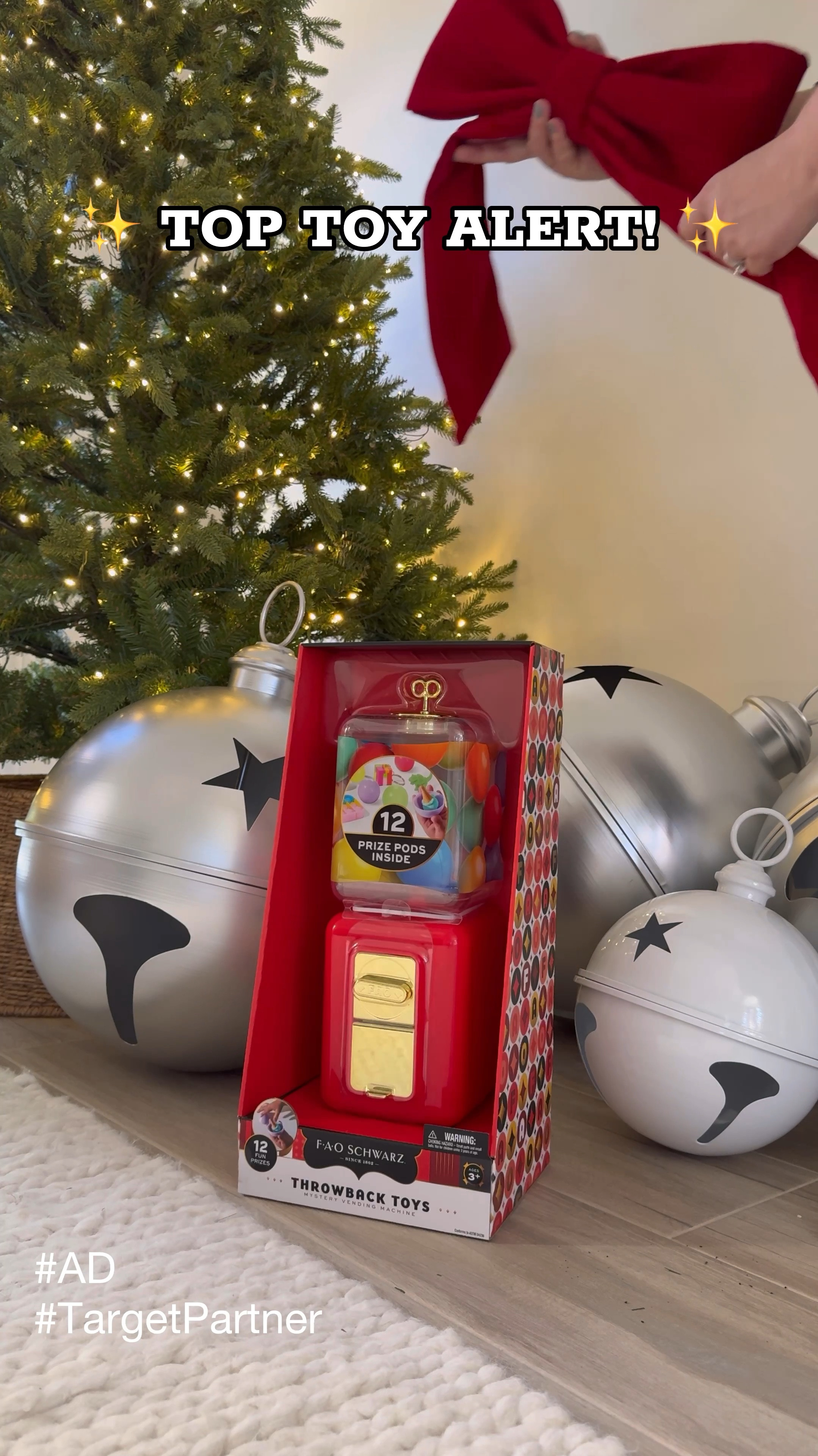 #ad TRENDING TOY🚨 GIFT IDEA! 

This fun & nostalgic  F.A.O. Schwarz® Throwback Toys Mystery Vending Machine exclusively @target. 

I love toys that encourage imaginative play and can be played without batteries! My kids have been playing with their everyday since opening it & have created a game with it using small toys they already own as “suprises”.  This will be a toy they love for years to come.  

Add to your cart asap as they’ll go quick! 

#TargetFinds #Toys #TargetPartner #Target

#LTKHoliday #LTKVideo #LTKGiftGuide