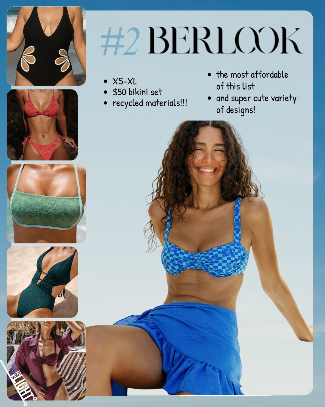 Top swimwear brands according to my community 👙: #2 is BERLOOK! #LTKSummer

#LTKSeasonal #LTKSwim #LTKTravel