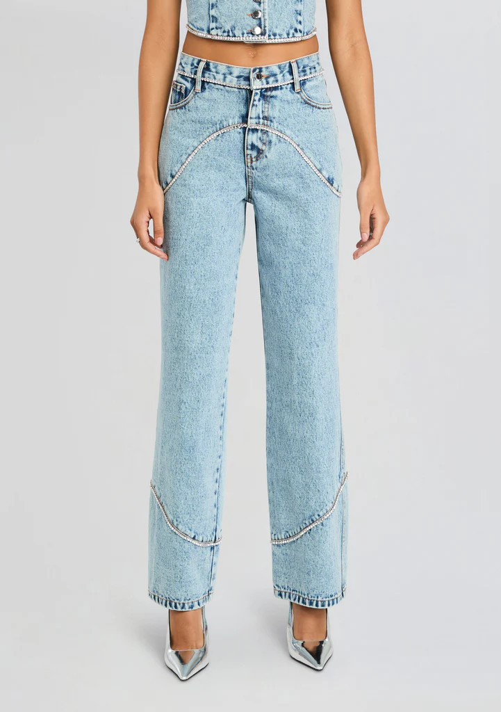 Izzie Embellished Jean | Retrofete