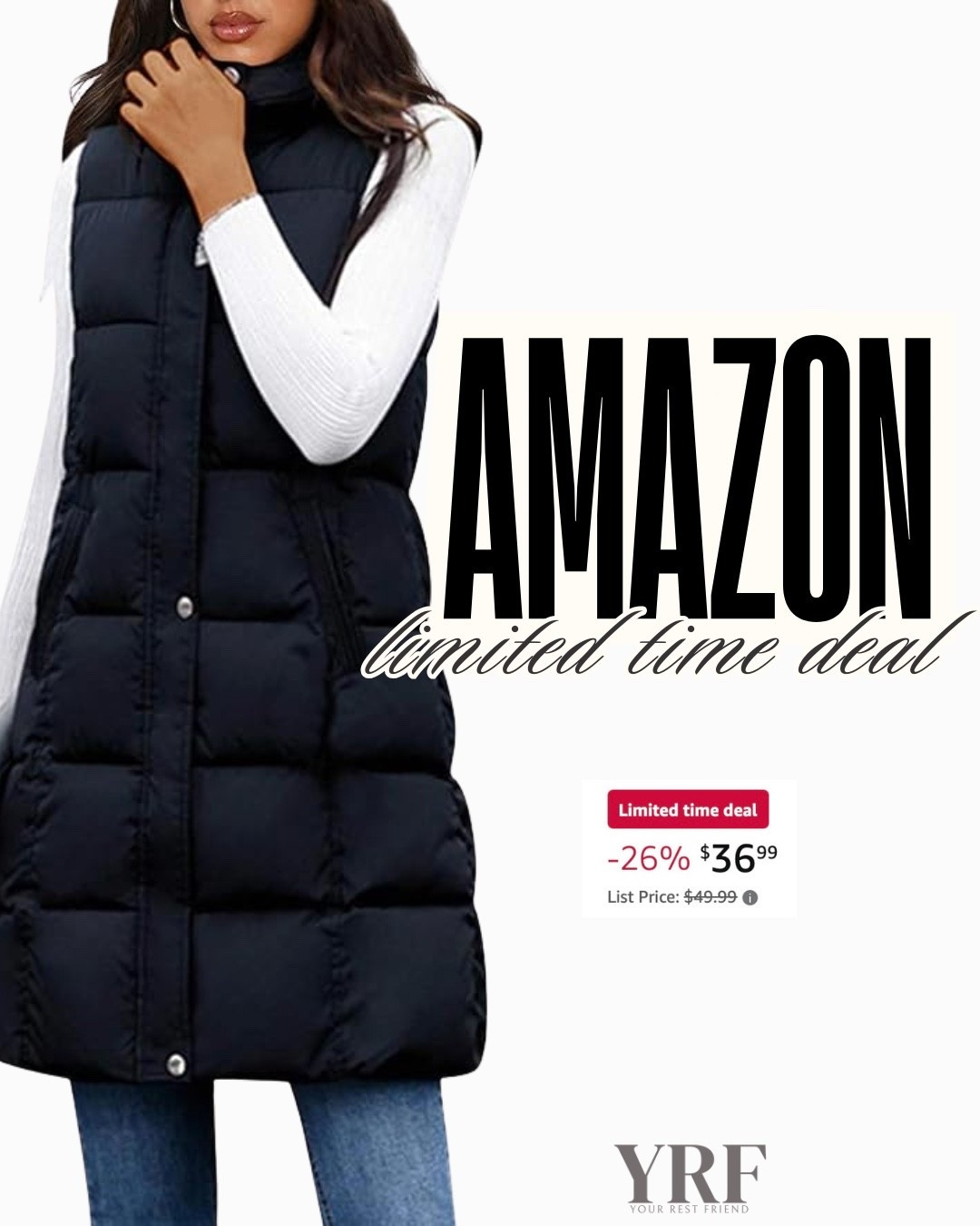 Fall-weather essential. This mid-length puffer vest with a removable hood is perfect for layering, adding warmth without bulk. Stylish, functional, and ideal for chilly fall and winter days.

#AmazonFashion #AmazonFinds #LTKFinds #LTKStyle #LTKWinterStyle #FallFashion #WinterFashion #PufferVest #LayeringEssentials #ColdWeatherStyle #LTKFallStyle #LTKOnTheGo #CasualStyle #CozyLayers #EverydayOutfit


#LTKSaleAlert #LTKSeasonal