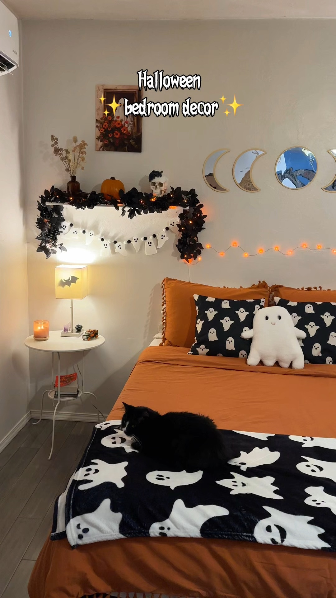 Cute ghost and pumpkin Halloween decor 👻🎃 throw blanket, pillow cases, ghost pillow, pumpkin string lights, pumpkin lamp and ghost garland 🖤

#LTKFindsUnder100 #LTKSeasonal #LTKOver40