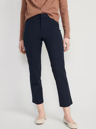 High-Waisted Pixie Straight Ankle Pants for Women | Old Navy (US)