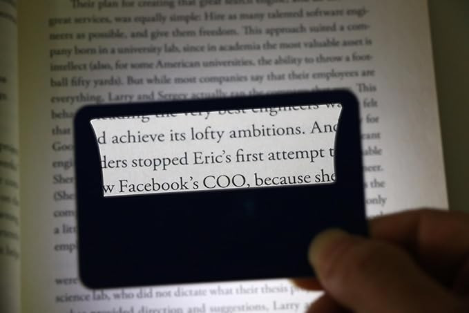 Portable Card Sized Magnifiers Built-in LED Can Stick on Smart Phone Father's Mother's Gifts - 2 ... | Amazon (US)