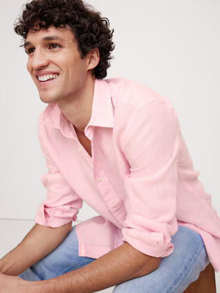 Standard-Fit Linen Shirt | Banana Republic (US)