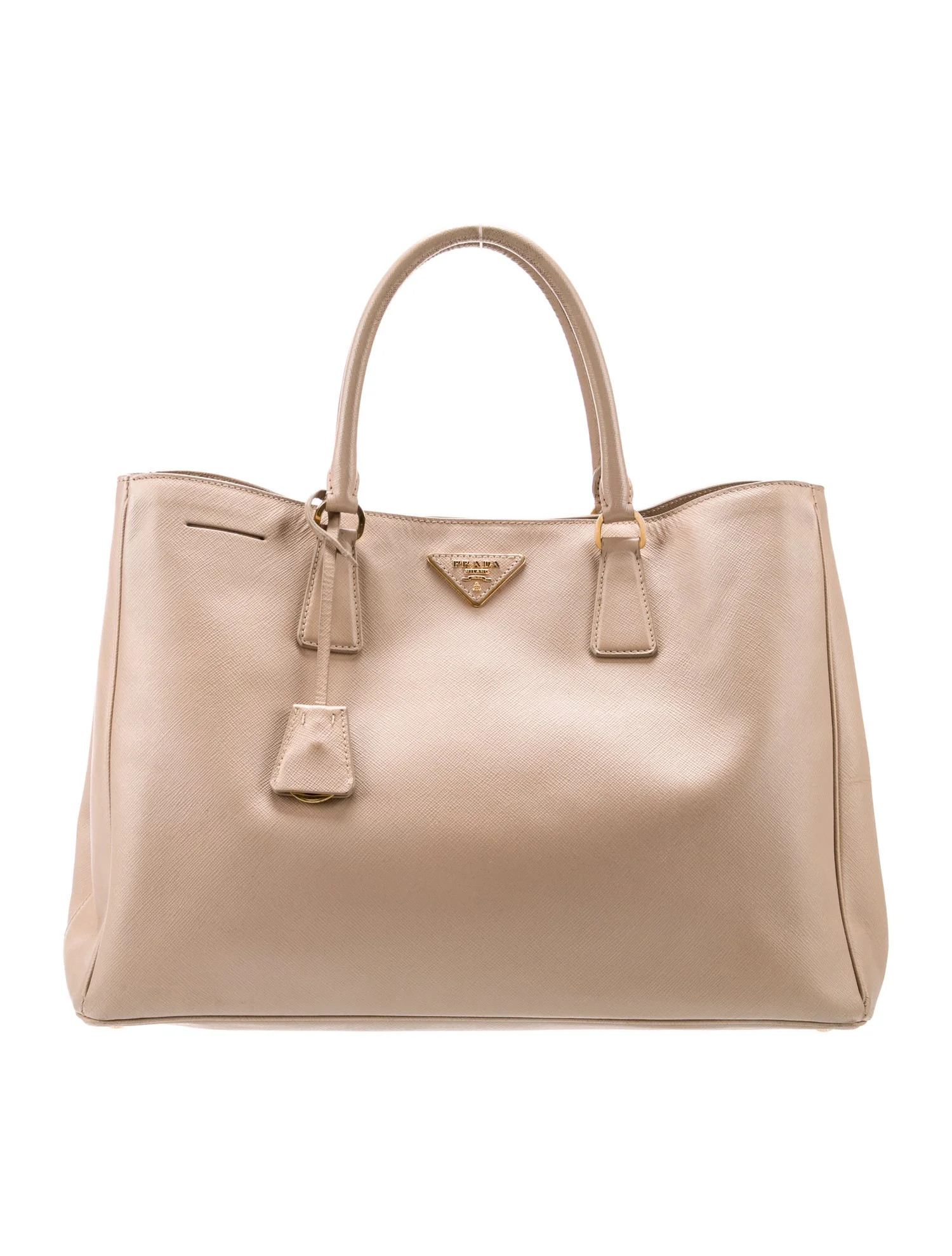 Saffiano Lux Leather Tote | The RealReal
