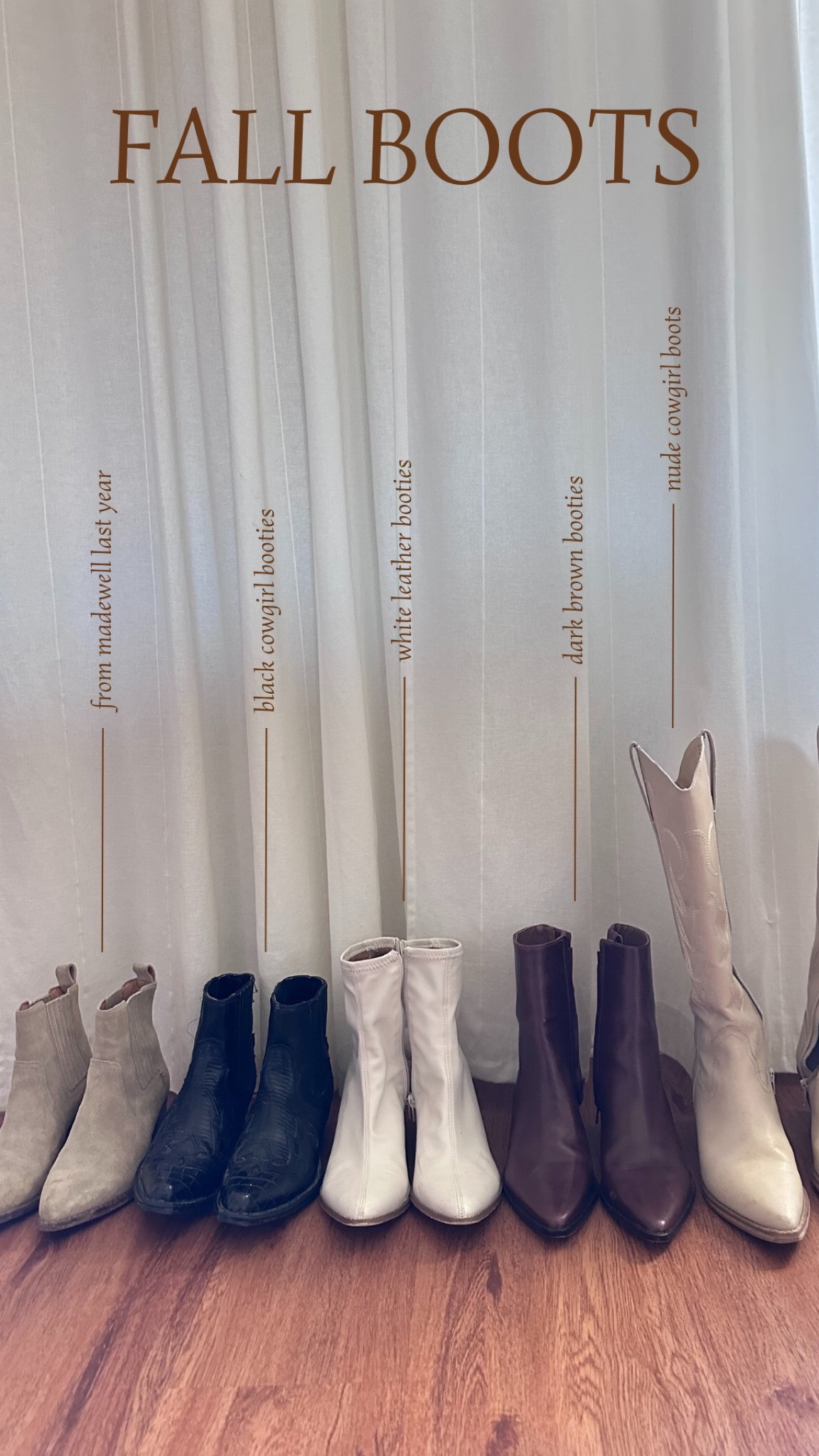 My favorite fall boots!🤍🍂

Fall boots. Fall footwear. Fall shoe staples. Booties. Cowgirl boots. Leather boots. Suede boots. 



#LTKstyletip #LTKshoecrush #LTKSeasonal