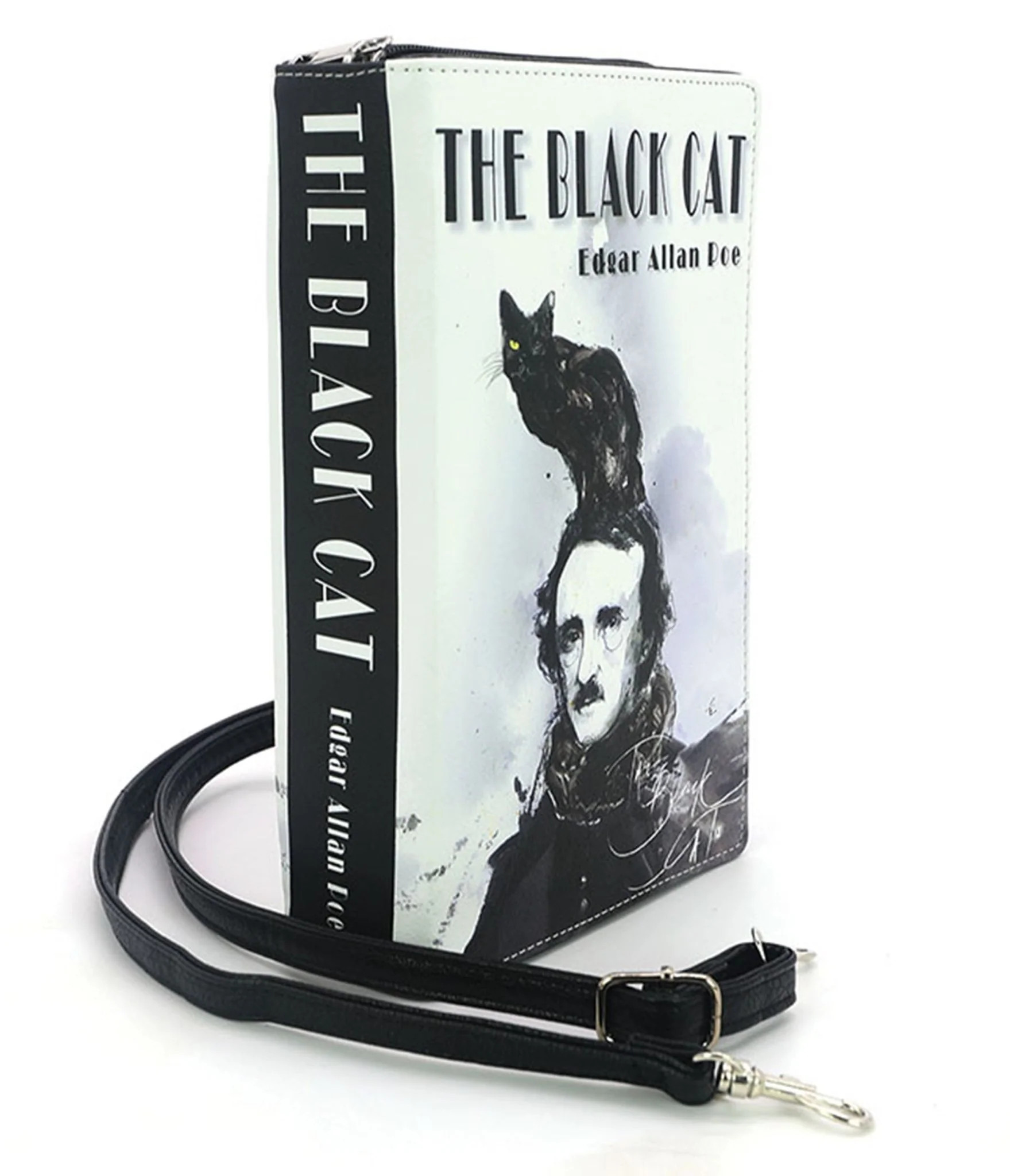 The Black Cat Book Clutch Handbag | UniqueVintage