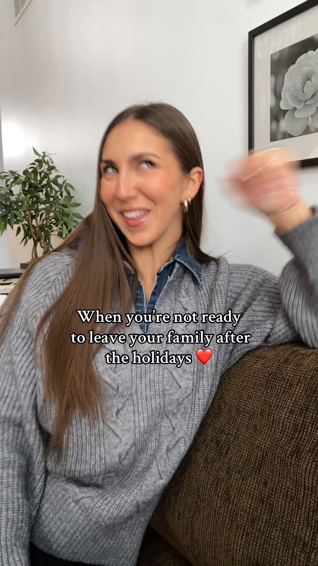 Nothing like being home for the holidays! I get so many compliments on this sweater!!! Love the denim collar. Super cozy for winter outfits!

#LTKootd #LTKGiftGuide #LTKHoliday