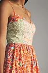 Floral Square Neck Corset Mini Dress | Anthropologie (US)