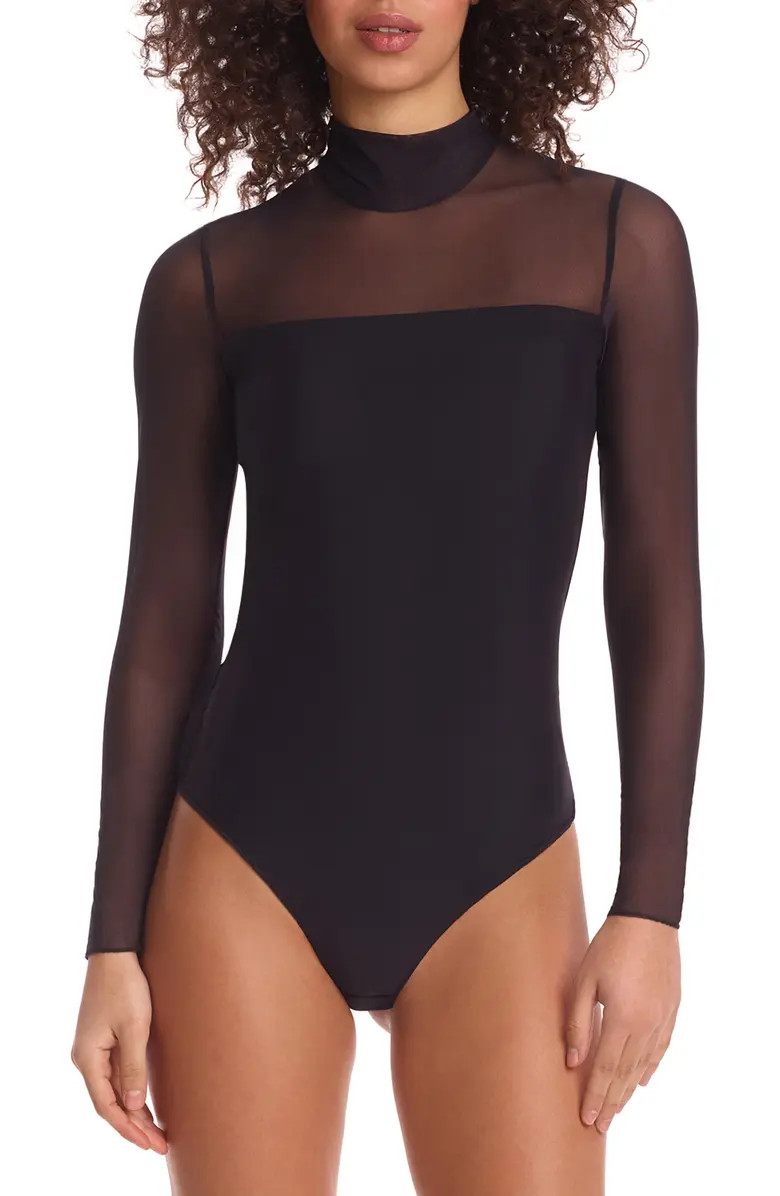 Illusion Long Sleeve Bodysuit | Nordstrom
