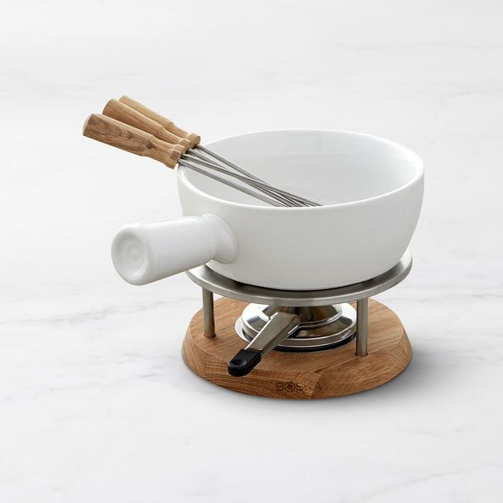 Boska Ceramic Fondue Pot, 1-Qt., Bianco | Williams-Sonoma
